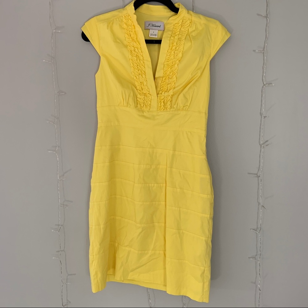 J Howard Women’s Yellow Dress Size 6